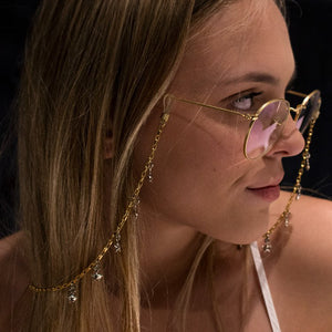 Sunglass Holder Chain with Pendants – Viviane Guenoun